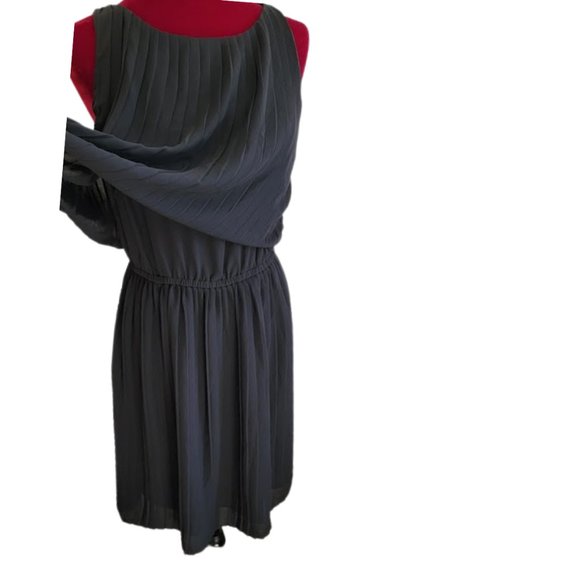 J. Jill Woman's Layered Pleated Knee Length Sleeveless Black Dress SP NEW $129 - Picture 7 of 14